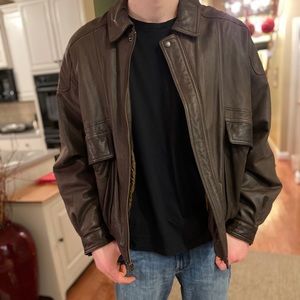 Vintage Aeropostale leather jacket
